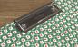 Preview: Retro clipboard with red and green paper extra stable
